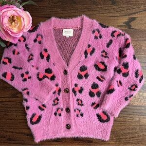 Hannah Banana leopard print sweater, size 7